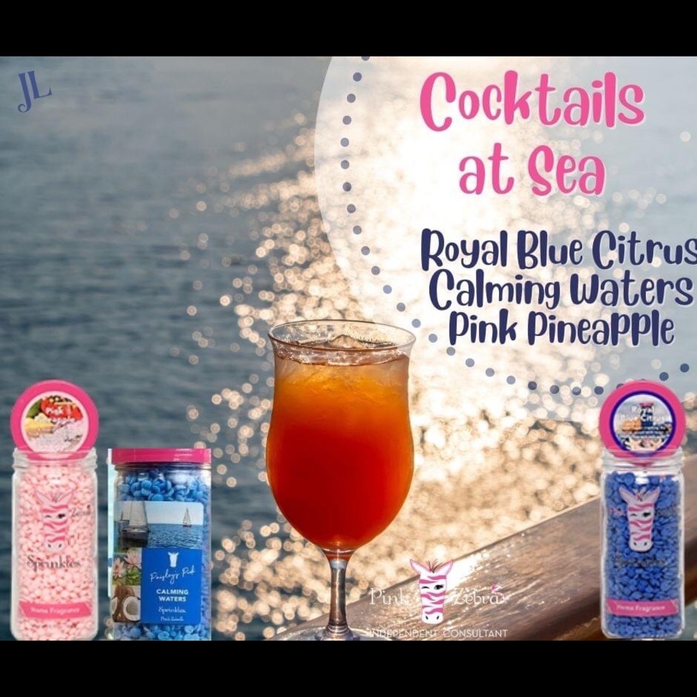 Pink Zebra Sprinkles ‘Cocktails At Sea’ 🍹